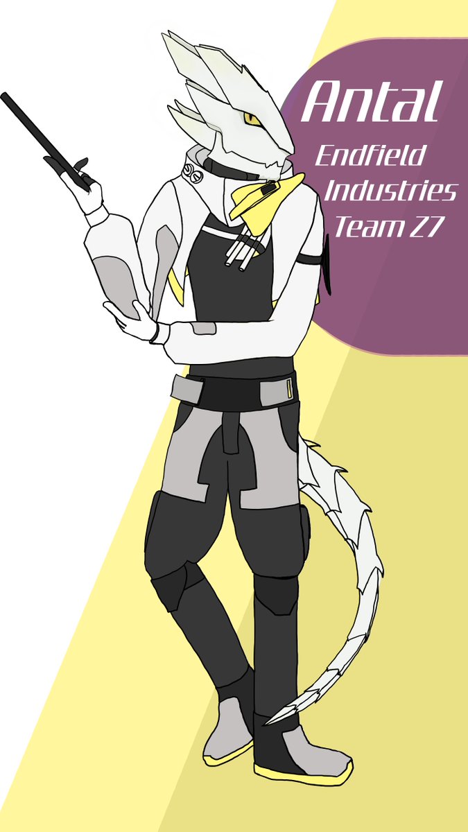 Apropos0's tweet photo. Hey, been playing arknights endfield recently, and it's been... okay. I love Antal though, he's precious. #ArknightsEndfield #furry #ArknightsEN #furryartist https://t.co/fTzQ4zndmb