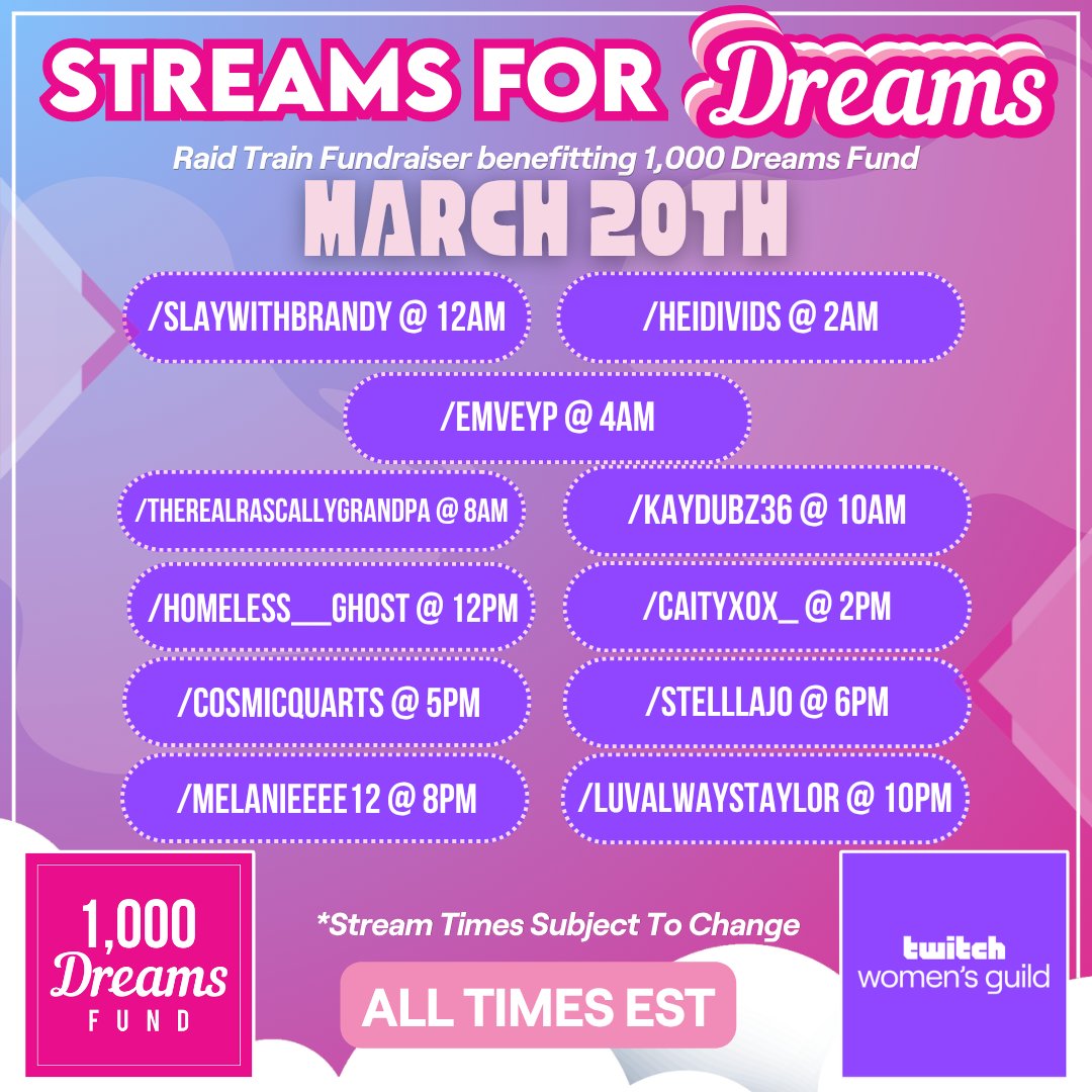 1,000 Dreams Fund tweet media