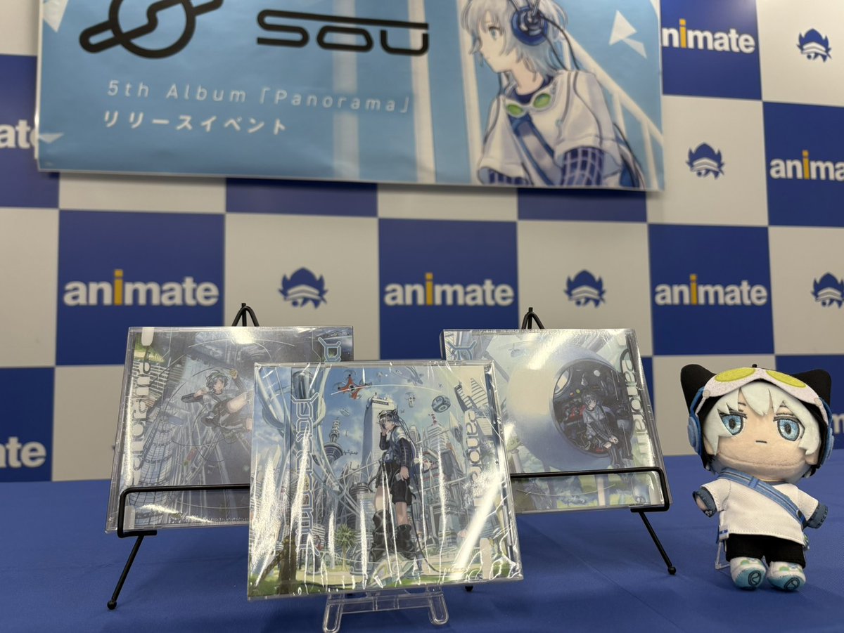 sou_staff_mg's tweet image. #Sou 5th Album「Panorama」
リリースイベント📸
━━━━━━━━━━━

本日は、大阪・名古屋にて開催！

【愛知】
🕕12:00開場 / 12:30開演
📍第3太閤ビル
【名古屋】
🕕16:15開場 / 17:00開演
📍アニメイト大阪日本橋 5階イベントホール

animate-onlineshop.jp/contents/fair_…