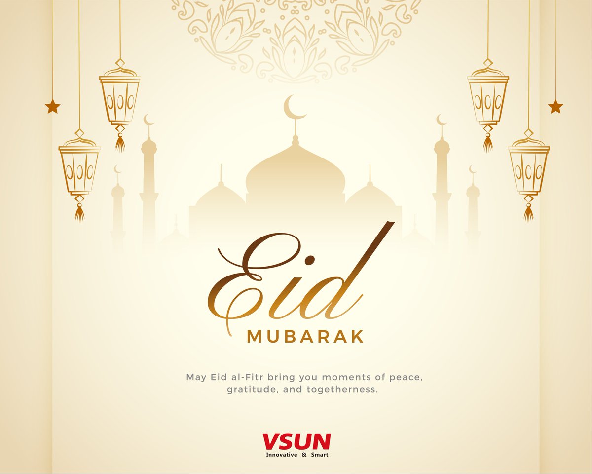 vsun_solar's tweet image. May Eid al-Fitr bring you moments of peace, gratitude, and togetherness. Wishing you happiness and harmony today and always.
Eid Mubarak!

#EidMubarak #VSUNSOLAR #EidAIFitr #Togetherness
#Sustainability