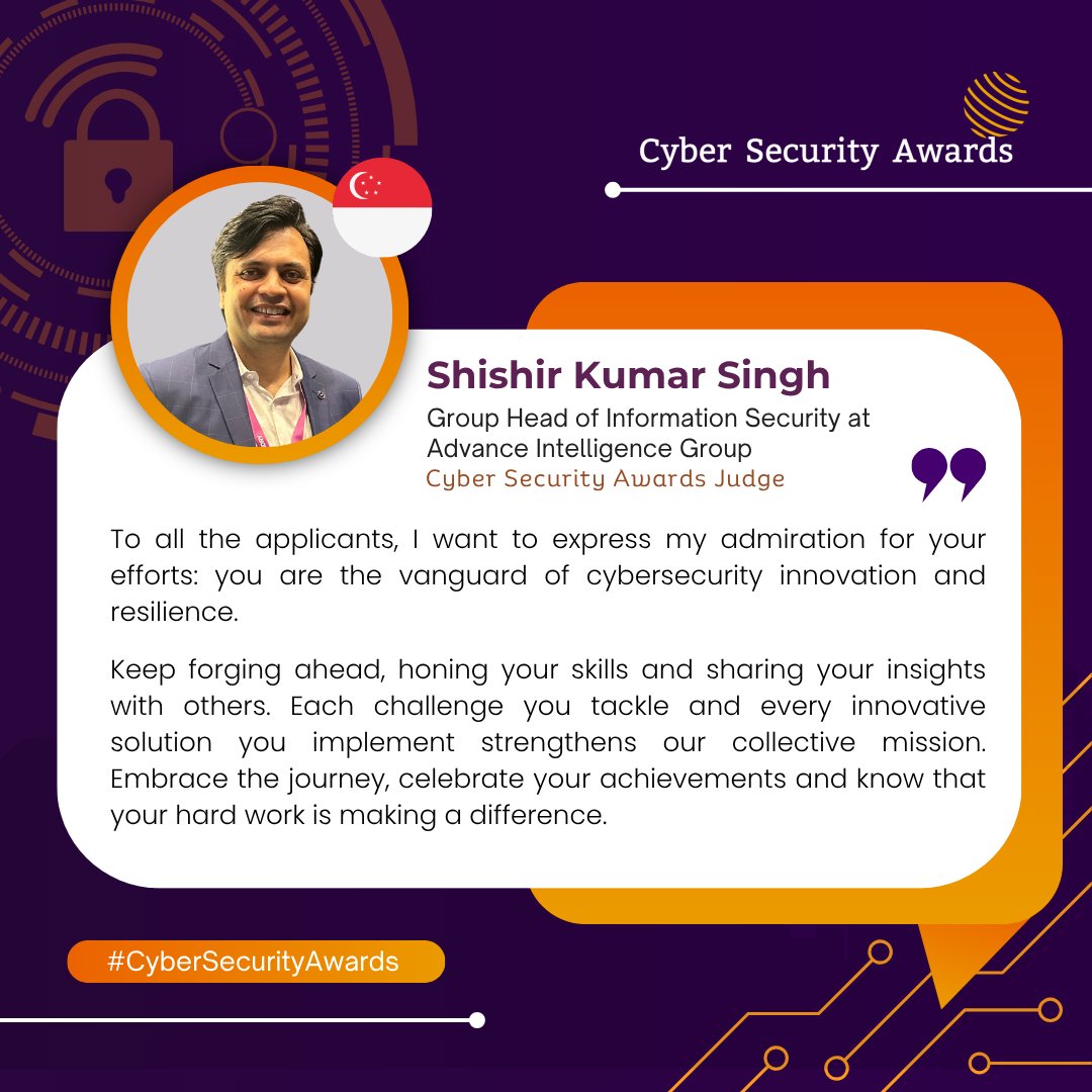 Cyber Security Awards tweet media