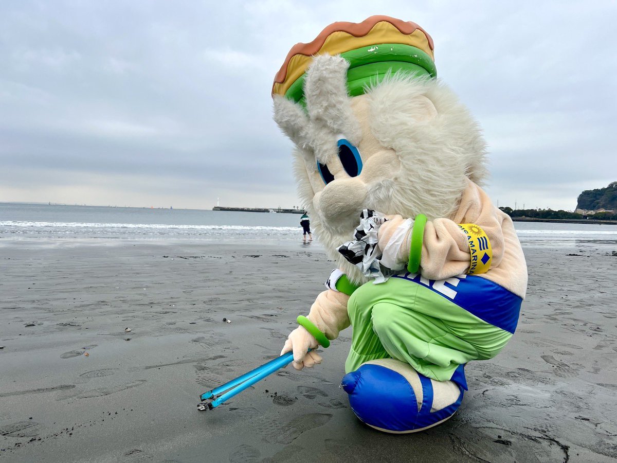海の画廊「孤島の椰子」 🌊#LTO KANAGAWA EVENT 2026🌊 今日は江の島で、みんなでゴミ拾いじゃ