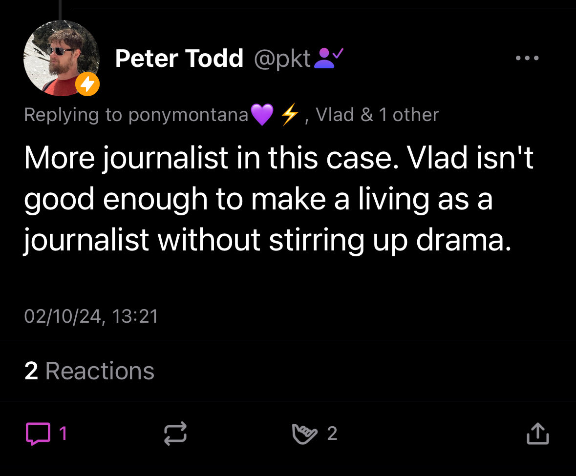 VLAD HOSTS THE BEST PODCAST IN BITCOIN tweet media