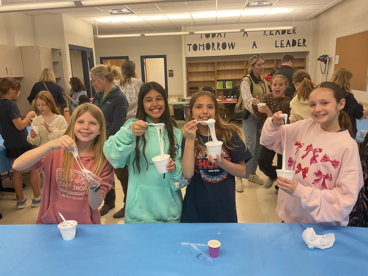PrimaryPassions's tweet photo. I’d say STEAM night was a success. Some apparently felt as though the spoon was optional 😆.  We ran out of cups to make slime just as the hour was up! @CCSD181 @teach_katie https://t.co/iQc8A2StFV