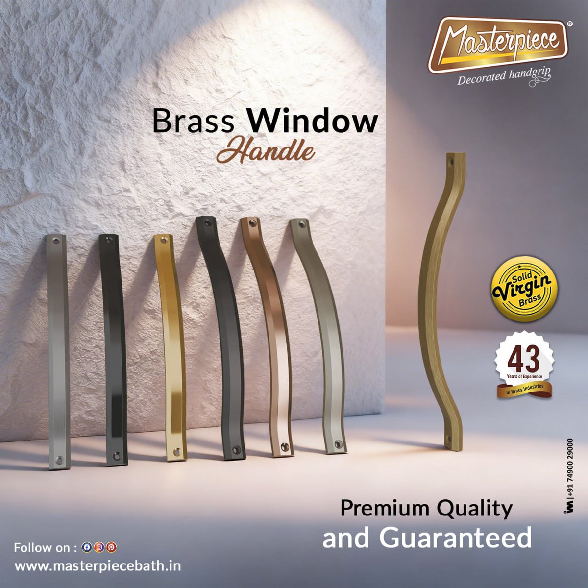 ibais_hardware's tweet photo. MASTERPIECE BATH - JAMNAGAR

For enquiry via WhatsApp click:
https://t.co/I4Y442XRf1

Sales Executive - +918849438079
#WindowHandle #HomeSecurity #windowrepairs #pullhandle #pushhandle #hardwarefitting #doorfitting #fittinghardware
.
@ibais_hardware https://t.co/WBE2Eq0Pmk