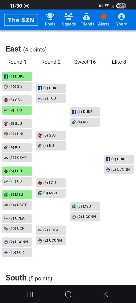 omegaking1414's tweet photo. Never ran so hot on anything in my life 🤣🤣
High Point and VCU for the W
@MarchMadnessMBB
#perfectbracket https://t.co/HGtHs4t8Pe