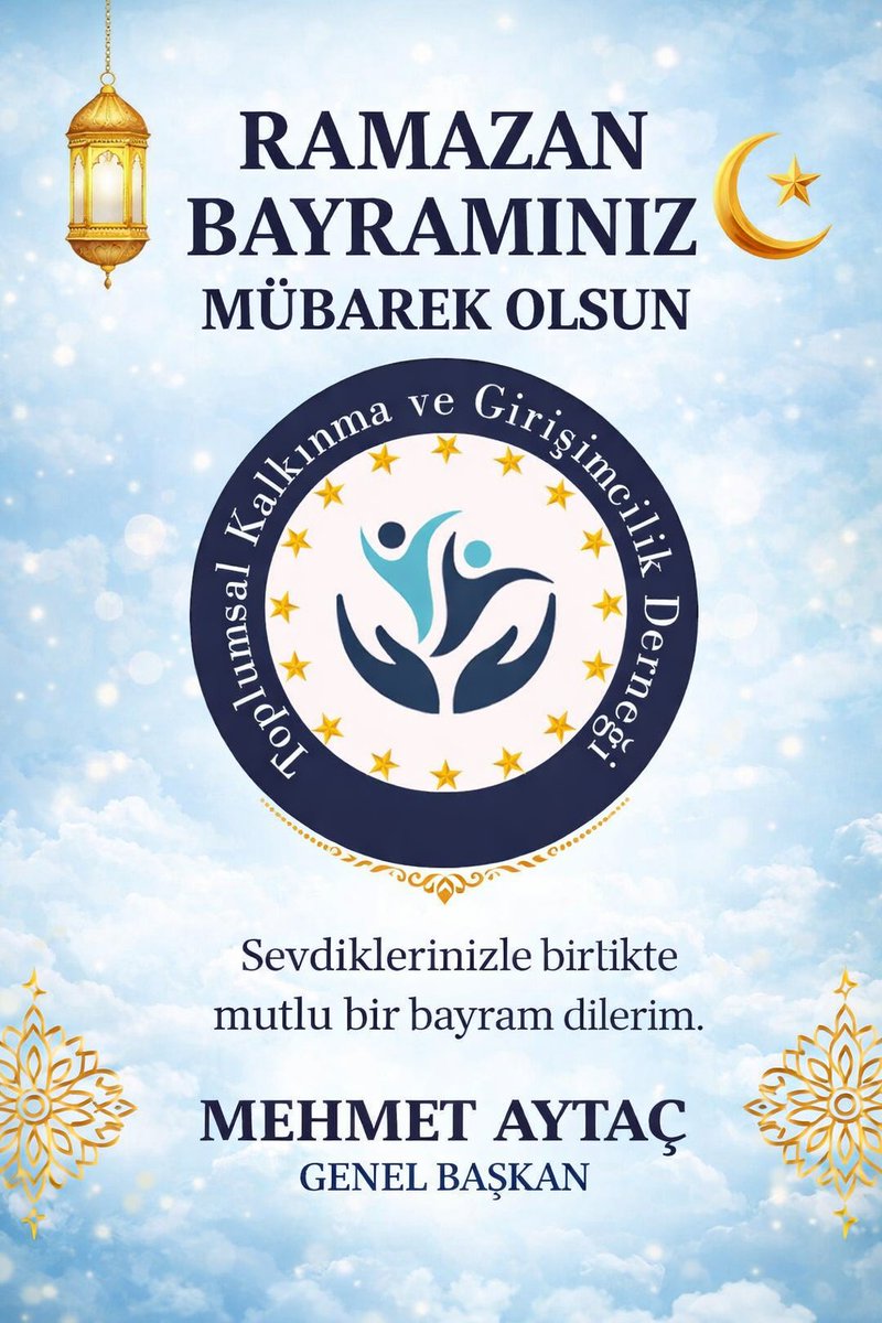 Ramazan Bayramı'nızı kutlar, sevdiklerinizle beraber sağlık ve huzurla geçmesini dilerim.
<a href="/togidermerkez/">Toplumsal Kalkınma ve Girişimcilik Derneği</a>