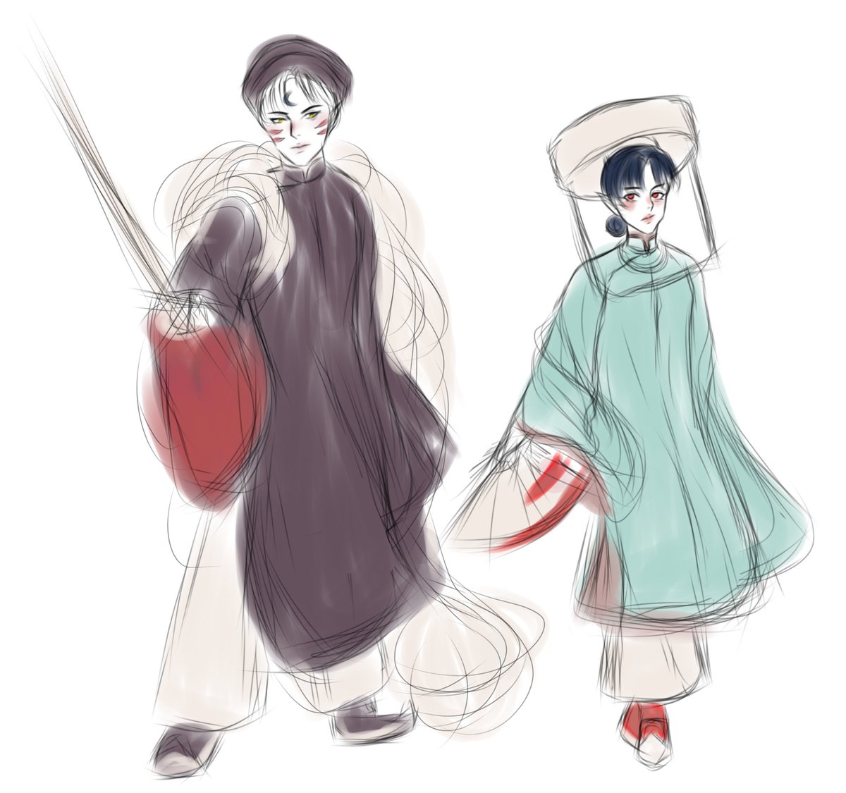 Old sketch
Just wanted to draw SK in my country's traditional wedding dress