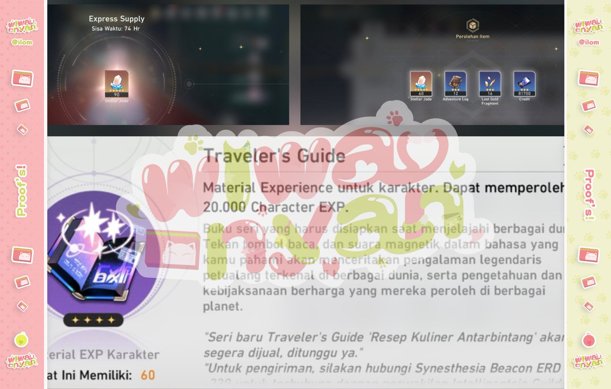 wiwa! 🩷 Genshin WuWa HSR ZZZ joki pilot tweet media