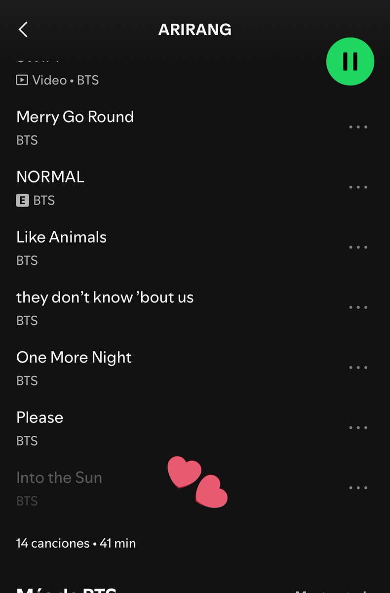 Spotify no me deja escuchar 💀

#arirang #BTS_ARİRANG #BTS_SWİM