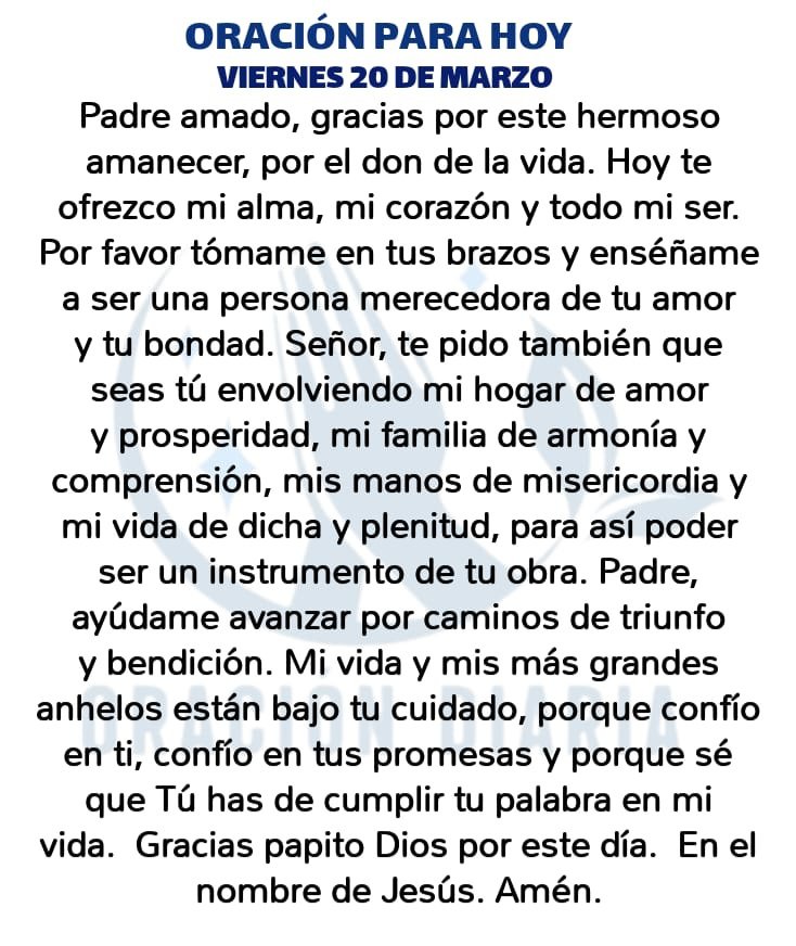 Oración Diaria®™ tweet media