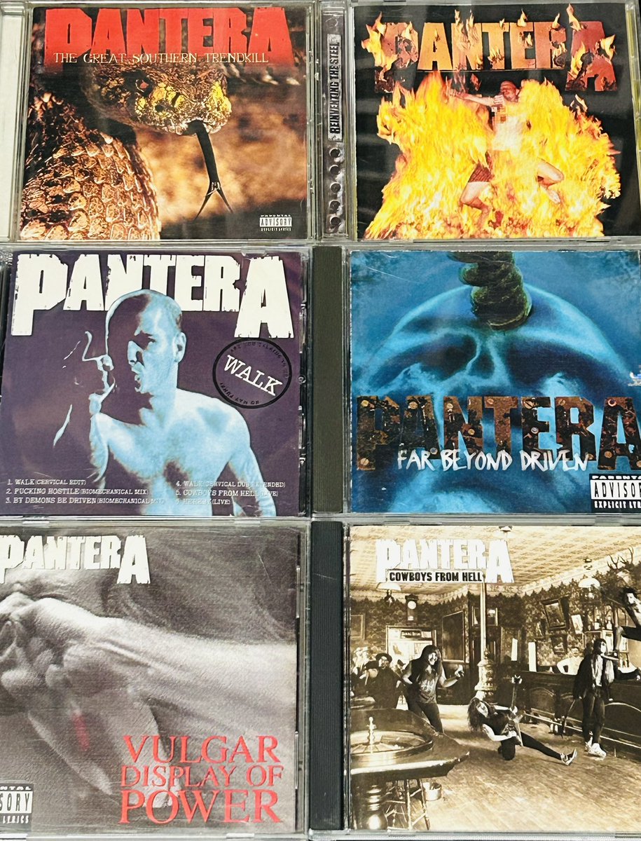 Pantera スラッシュメタル　ヘヴィメタル　CDまとめ売り Pantera‼️ 重いサウンドで、王道のデスボイス‼️ スラッシュメタル