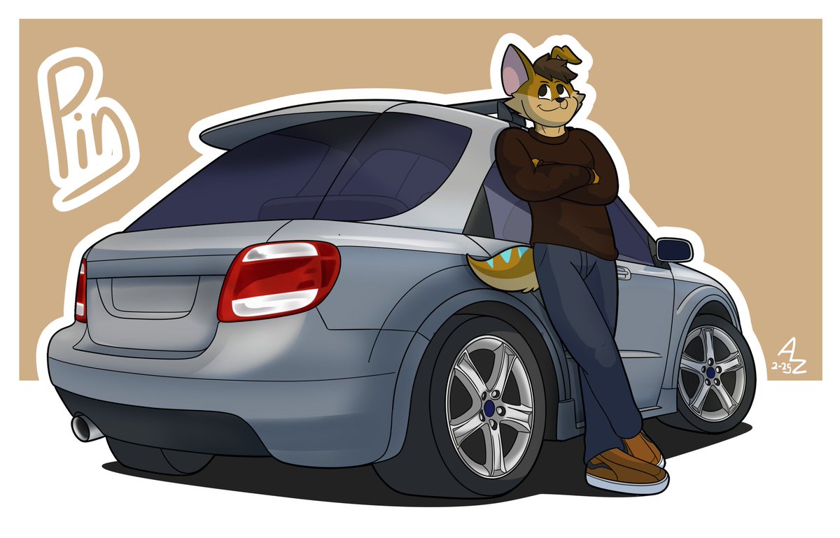 DingoNamedPin's tweet photo. @TazztheWolf @Wofychuu @FloofWulfl Saabaru!! (Art by @/ej_autoart) https://t.co/XDSl7HBqxX