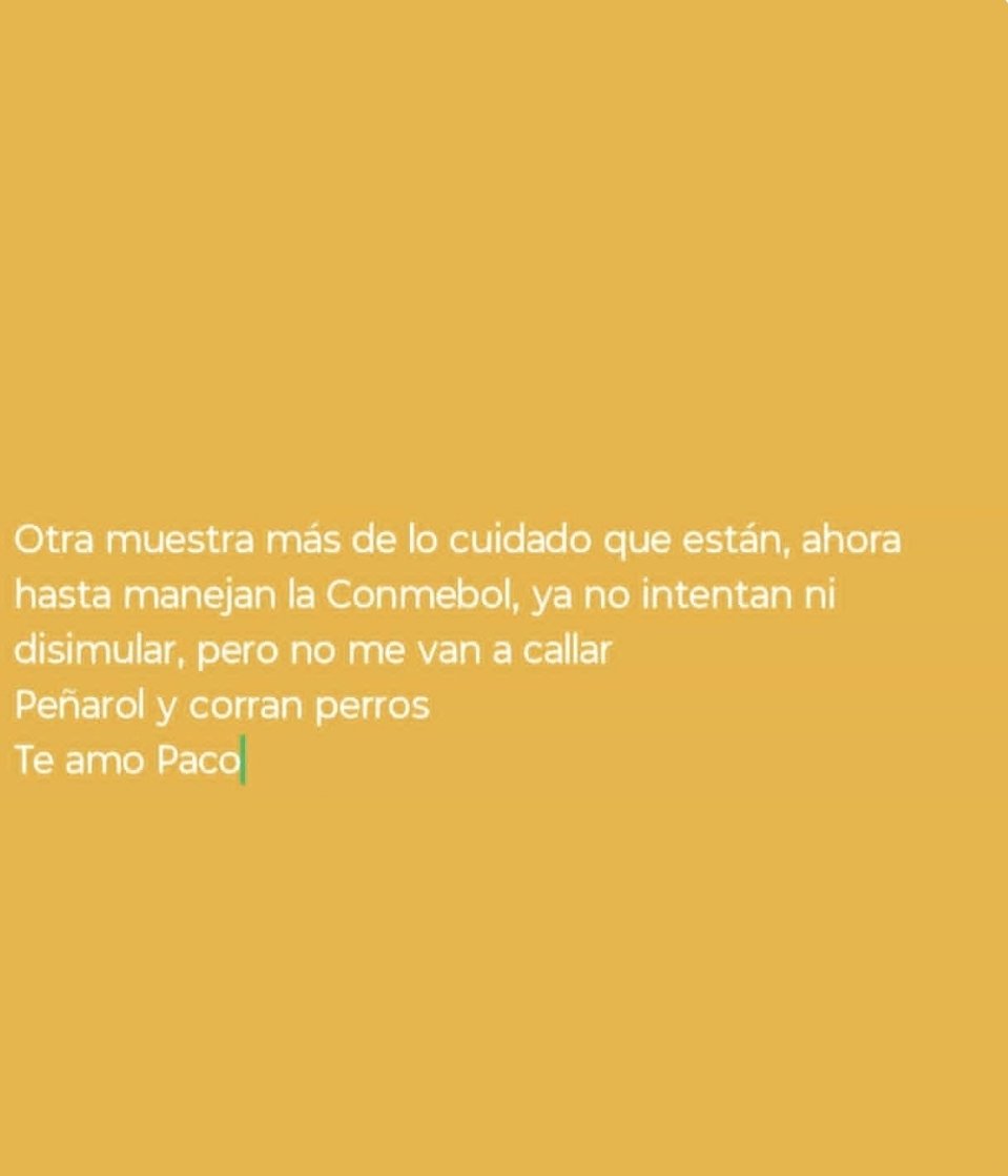 Es un chiste, pero perfectamente con el estado de psicosis y/o de parodia  que maneja aquel, perfectamente pudo ser real eh 🤣🤪 

NACIONAL NACIONAL 🔵 ⚪️ 🔴