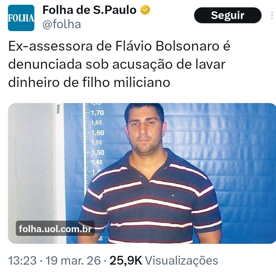 Por que essa matéria fajuta foi ao ar no Jornal Nacional e a ex-assessora denunciada do Flávio Bolsonaro, mãe de miliciano, não? Por que não tem matéria sobre Flávio, mesmo com material?

Meus colegas jornalistas sabem: é a Teoria do Agendamento em prática no <a href="/jornalnacional/">Jornal Nacional</a>.