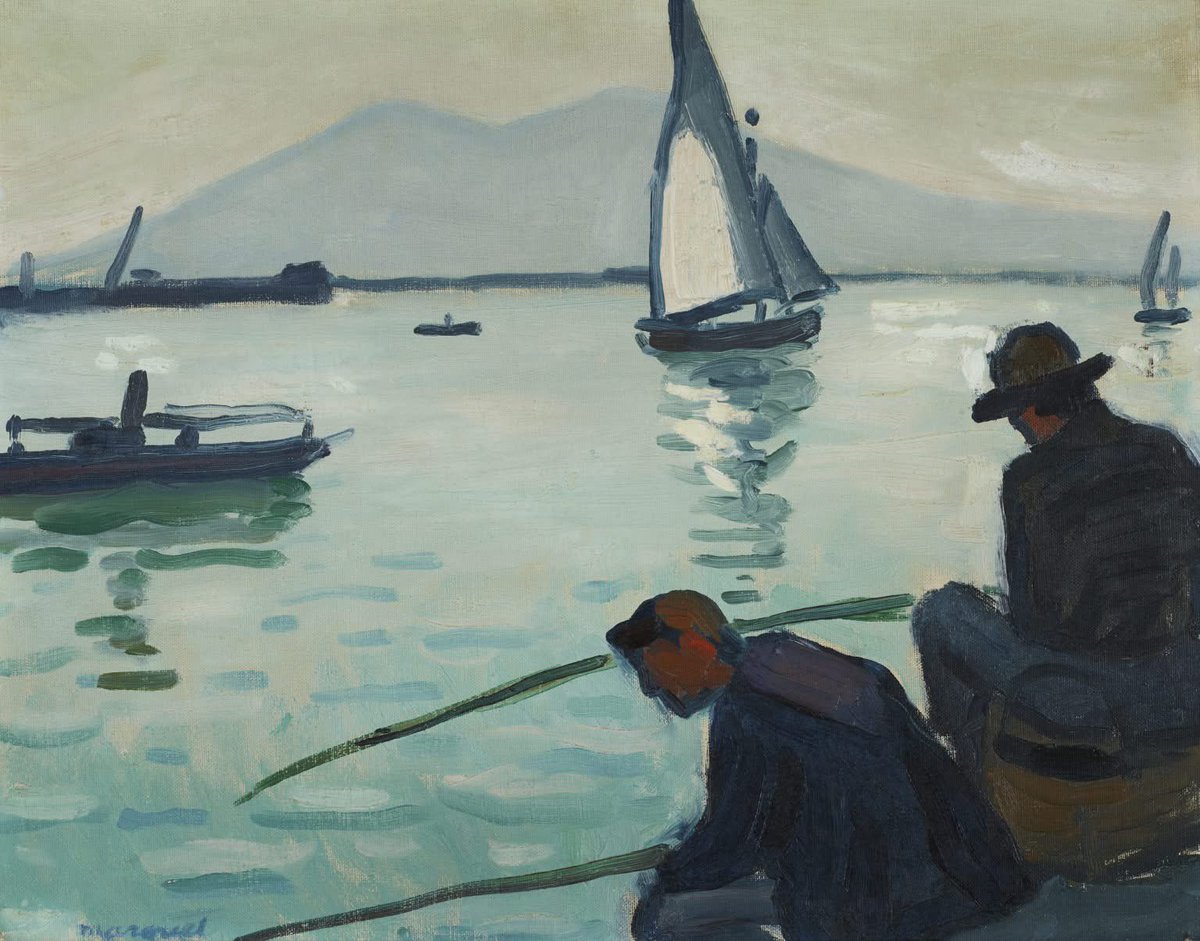 Arteymas_'s tweet photo. Albert Marquet - Los dos pescadores en Nápoles (dos pescadores en nápoles), 1911. Óleo sobre lienzo, 38,5 x 48,5 cm. © Museo Cantonal de Bellas Artes de Lausana, Suiza https://t.co/19NaYr3cpn