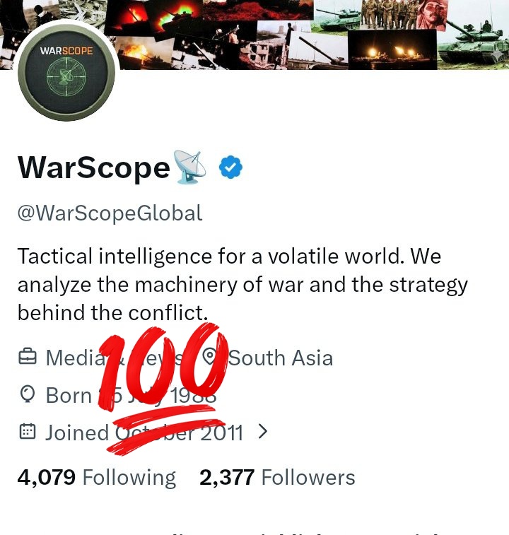 WarScope📡 tweet media