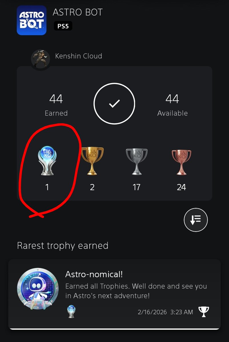 Oh yeah, I did a thing 😎

10/10 game. HIGHLY recommended! Astro Bot is absolutely stuffed full of love, character, personality and passion.

A must play for any platforming or Playstation fan. I definitely see why it won game of the year!