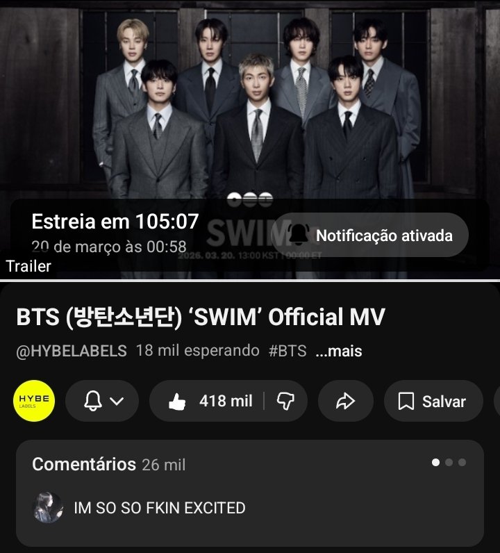 danieldefran1's tweet photo. Primeira vez esperando por um comeback do #BTS e eu tô MUITOOOO nervoso, liberem logo esse álbum antes que eu exploda de ansiedade!! #BTS_ARİRANG #BTS_SWİM #BTS_SWIMSWIM https://t.co/nIOfO2htqK