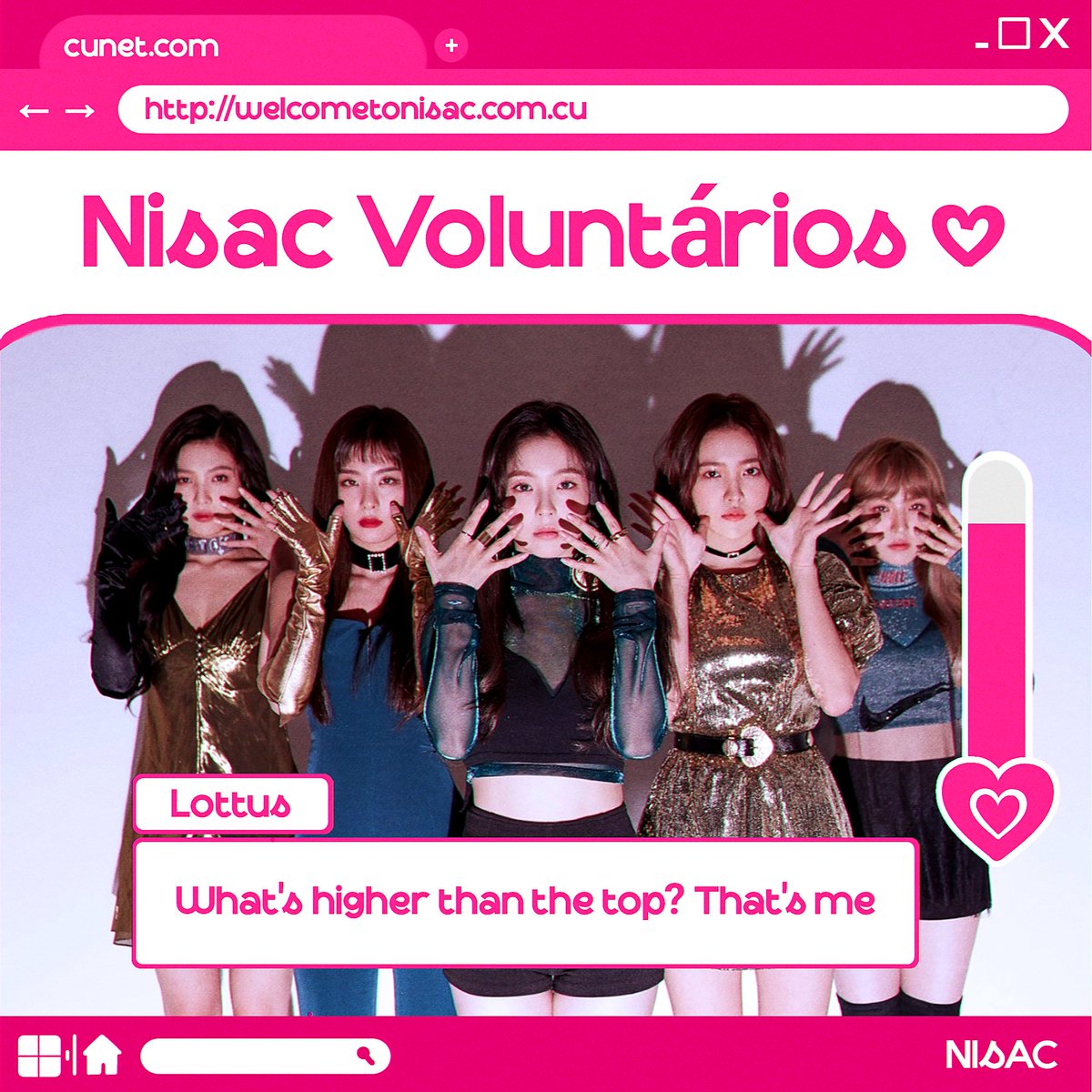 [𝗡𝗜𝗦𝗔𝗖  𝟮𝟬𝟮𝟲 🎮] 𝙉𝙄𝙎𝘼𝘾 𝟮𝟬𝟮𝟲 : 𝙋𝙖𝙧𝙩𝙞𝙘𝙞𝙥𝙖𝙘̧𝙖̃𝙤 𝙀𝙨𝙥𝙚𝙘𝙞𝙖𝙡

ᯓ★ 𝐋𝐨𝐭𝐭𝐮𝐬
<a href="/lottustheofc/">Lottus</a>

♫  Você pode conferir a performance do  𝐋𝐨𝐭𝐭𝐮𝐬 nas lives do 𝐍𝐈𝐒𝐀𝐂 𝟐𝟎𝟐𝟔, ao vivo na 𝗧𝗩 𝗖𝘂𝗻𝗲𝘁! 

#NISAC2026 #CUNET