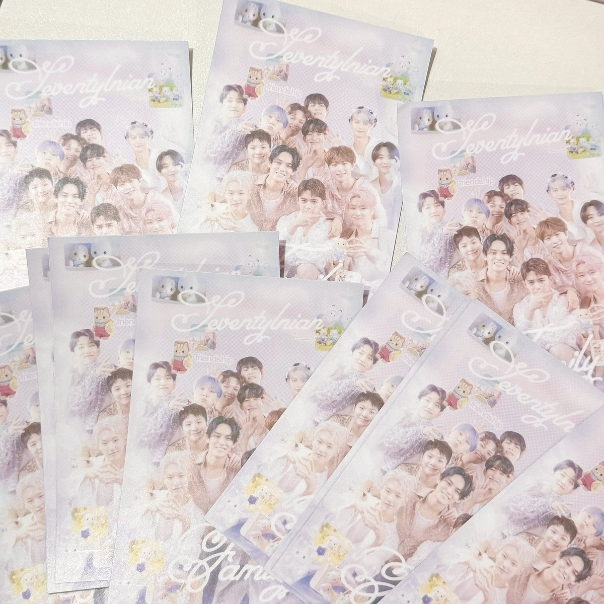prolouve's tweet photo. seventylian family 🥣🧸🧤
postcard freebie by @prolouve 

★ 1:1 only, limited qty!
★ rt &amp; like 
★ off or on-site trades https://t.co/JN81Z3x7po
