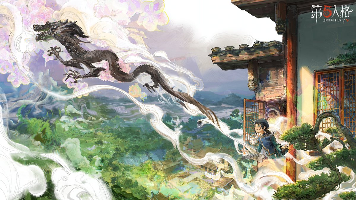 idvlogic's tweet photo. [ 2026 Dragon Head-Raising Day Official Art ]

Dipped in the spring breeze, dotting the dragon's eyes, a stroke of blue-green paints the season anew. As the Spring Equinox meets the Dragon Head-Raising Day, may we share this auspicious omen with all visitors. https://t.co/WfMA4Y3ZHt