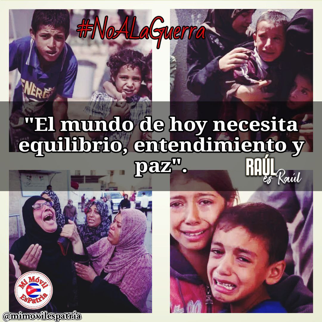#RaúlEsRaúl
"El mundo de hoy necesita equilibrio, entendimiento y paz".

Desde #CubaPorLaPaz reiteramos nuestra solidaridad con el pueblo y el gobierno iraníes.
#NoALaGuerra #JuntosPorMayabeque #CárnicoMaybeque
