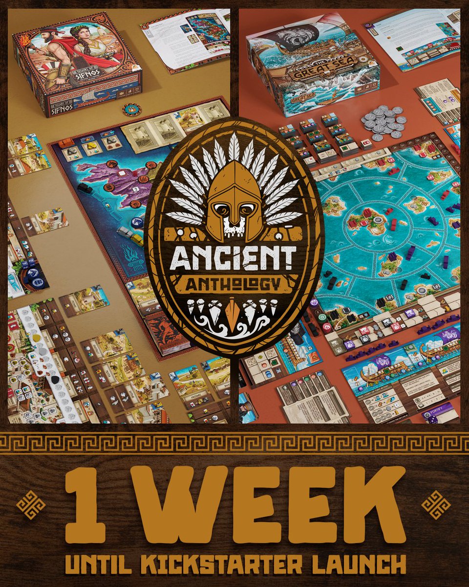 garphillgames's tweet photo. Build your network of signal towers on Sifnos 🔥 or dominate the Mediterranean as a Phoenician city-state ⚓
Towers of Sifnos and The Great Sea launch on Kickstarter in 1 week!

Get notified on launch 👉🏽 https://t.co/xNighFVKKs https://t.co/sAHGneW7sk