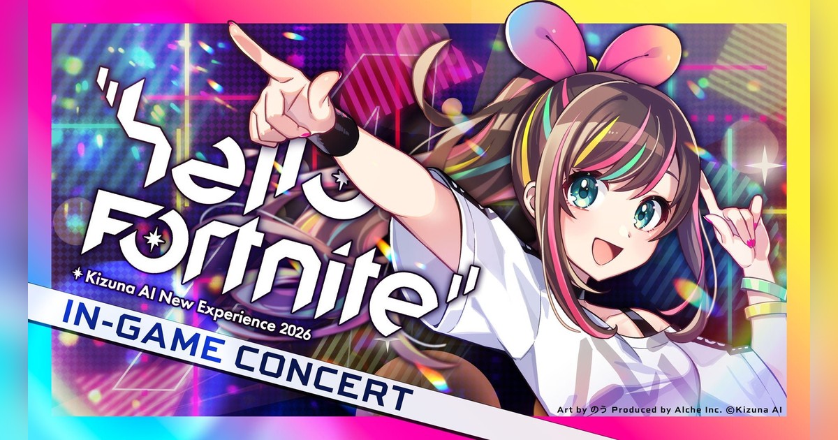 🔥Kizuna AIがFortniteで無料インゲームコンサート！2026/3/27(金)20時「Hello, Fortnite」AIAIAIで世界中のプレイヤーと踊ろう！マップ:3093-0676-2570 最新曲KAMACHOも！#Hello_Fortnite

✨詳細はこちら👇
genicpress.com/2067220/