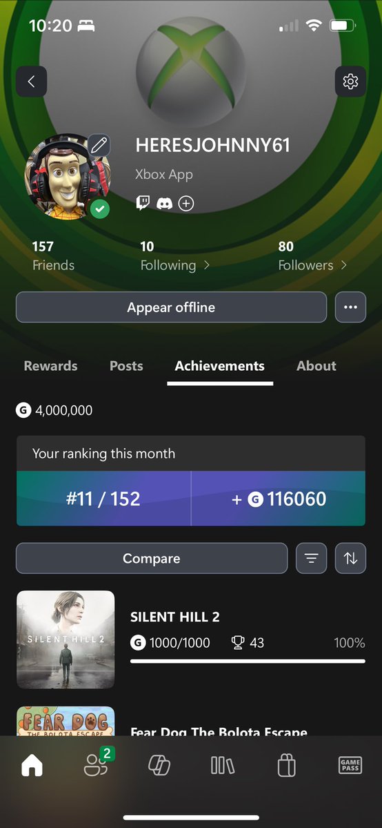 Johnny: My 4M GS Milestone waits in Silent Hill tweet media