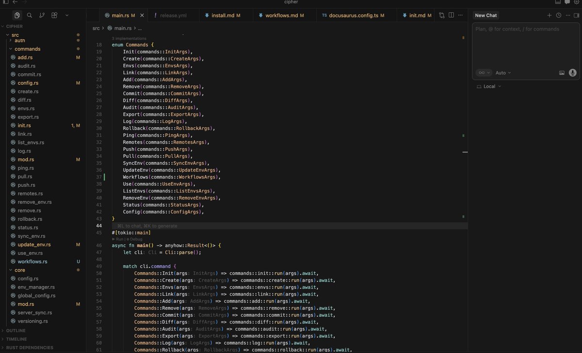 been building something exactly for this: share .env files conveniently &amp; securely  (git like workflow but properly encrypted &amp; controlled).
