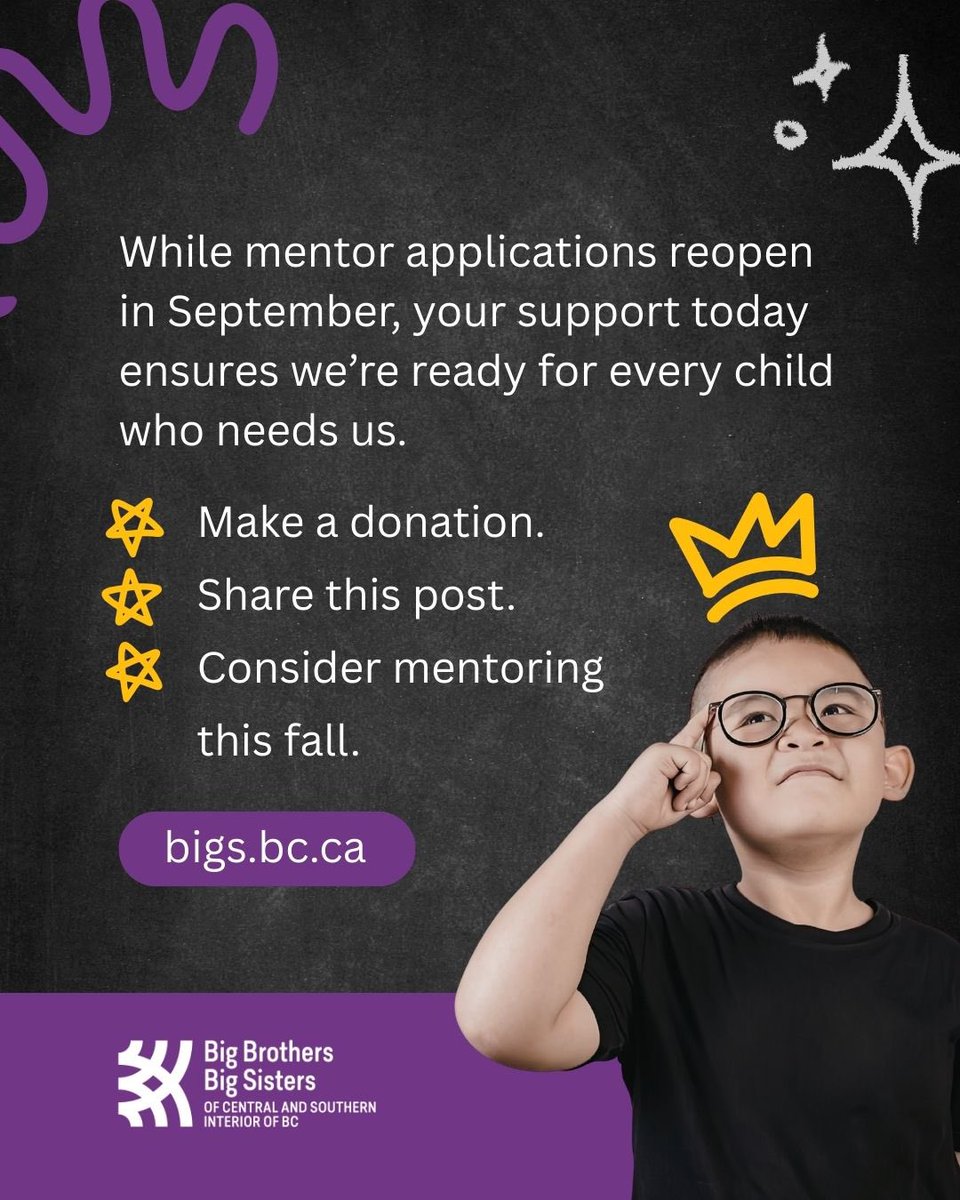 bbbscsi's tweet photo. What children need most isn’t complicated. They need someone who listens. Someone who believes in them.
That’s the power of mentorship, and it’s something our community makes possible.
Because every child deserves someone in their corner. 👫 Learn more: https://t.co/Cp1ETJc9He https://t.co/lvw6HMXAxs