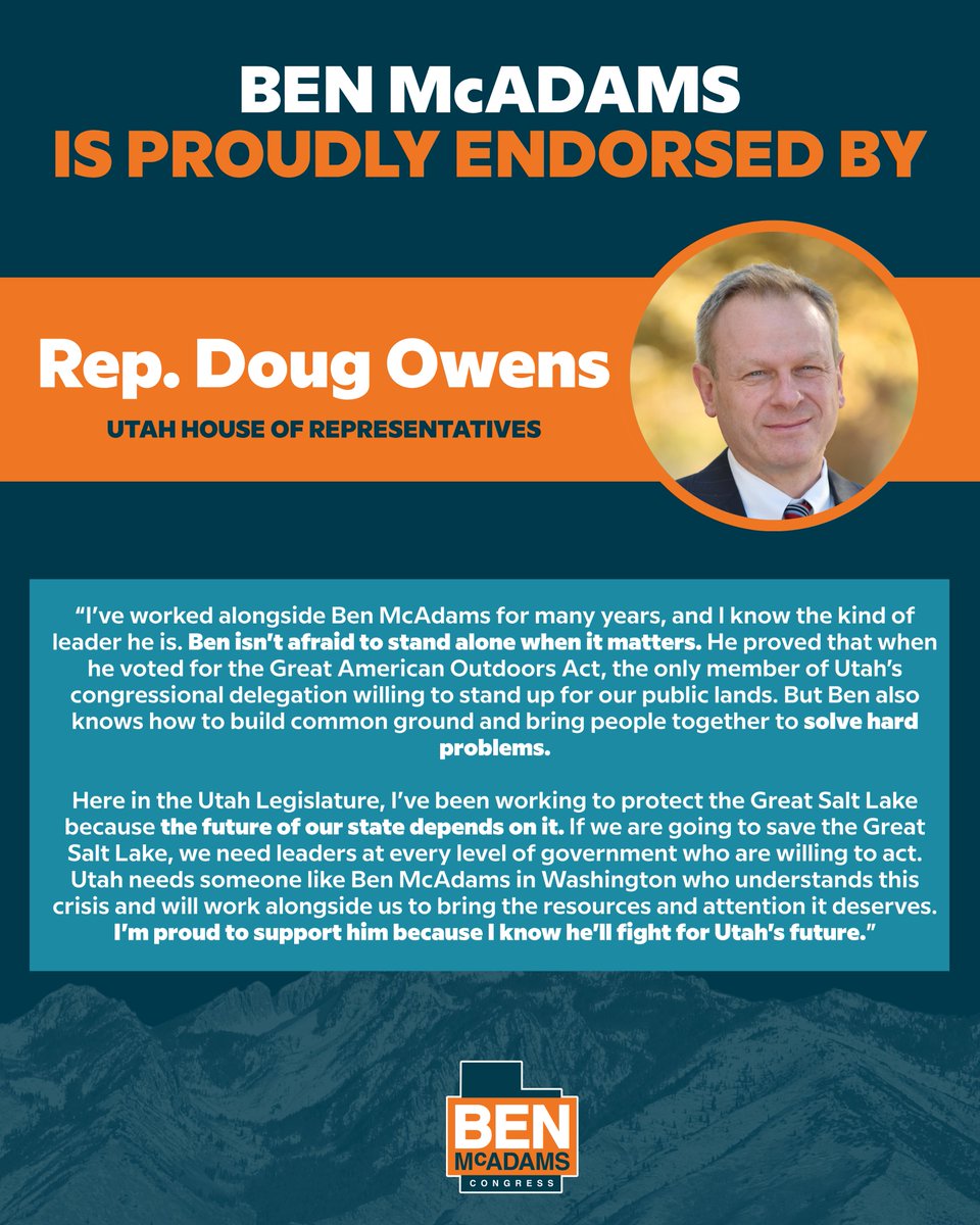 Ben McAdams tweet media