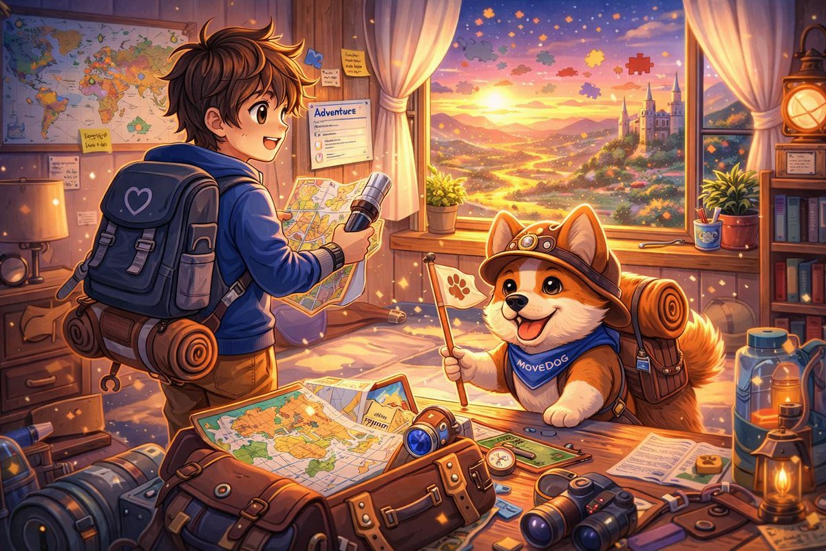 MoveDogPlay's tweet image. 🎒 Ready for the adventure.

The map is set,
the path is chosen—
it’s time to go.

🐾 The first exciting step
✨ A new story
🚀 And a journey begins

Start your next adventure with MoveDog.

#MoveDog #Adventure #NewJourney #GameFi