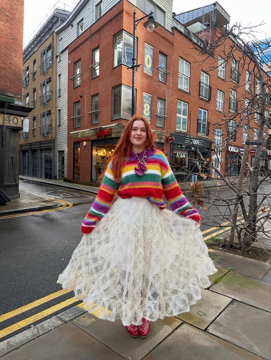 elfsackofficial's tweet image. The Power of NO to "Keeping Your Head on Straight"🎈

@flowerdragon_ is wearing rainbows and polka dots, so obviously, gravity doesn't apply to her.
This is your reminder to detach from the boring world today.
Float on, dreamers.🌈

#elfsack #elfsackgirl #ThePowerOfNo