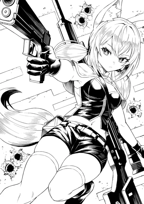 銃使いの娘             

 skebリクエストありがとうございました! 