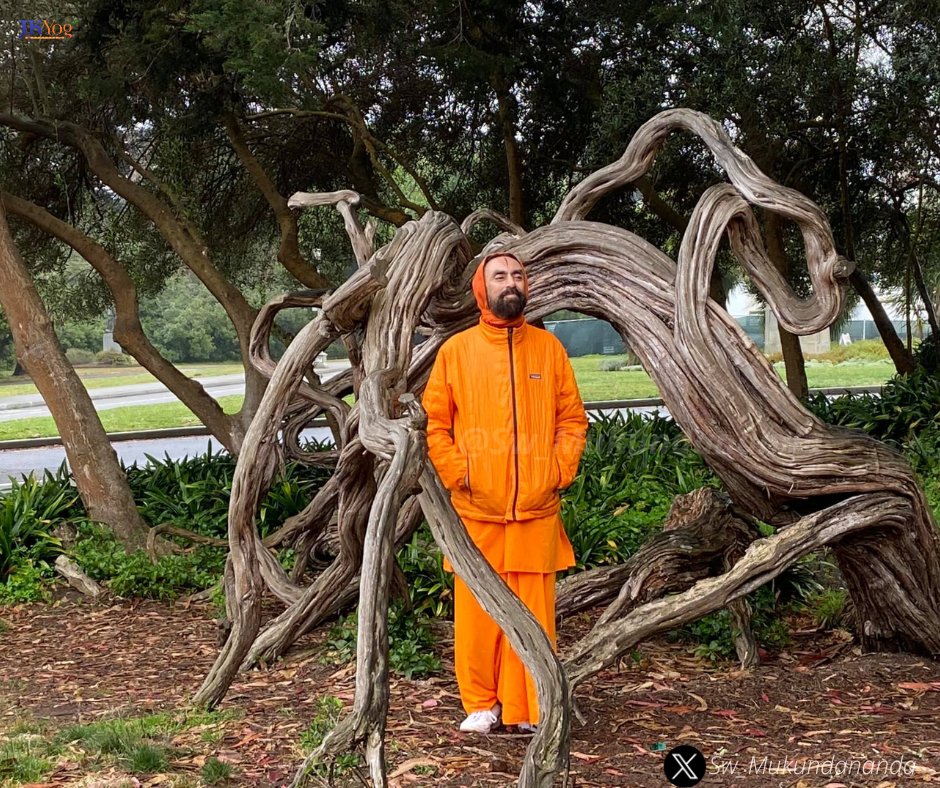 Sw_Mukundananda's tweet image. Accept adversities as an inevitable part of life. The Universe is full of dualities - day and night, hot and cold, rain and drought. The same rose bush has a beautiful flower and also an ugly thorn. Life too brings its share of opposites - happiness and distress, victory and