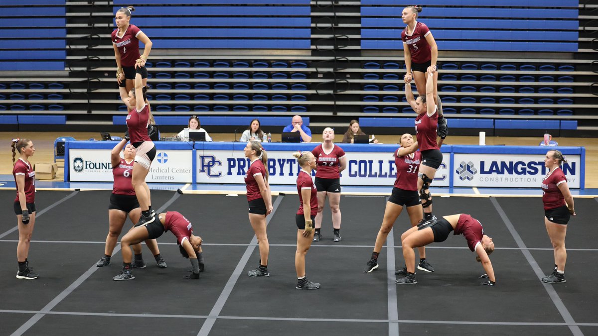 BlueHoseAcro's tweet photo. Presbyterian wins Acro and Pyramid Events against No. 11 Saint Leo in Templeton.

📰 - https://t.co/9NVF1AlEUu

#GoBlueHose https://t.co/Ixs8R1kPIP