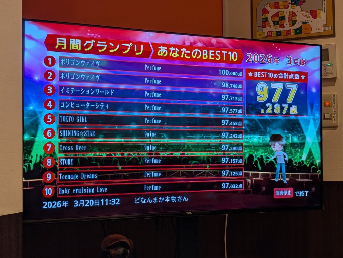 perfume0926's tweet image. 悩むはずは9nine♪で
今日はこれくらいにしといたろか🎙️
#prfm #9nine