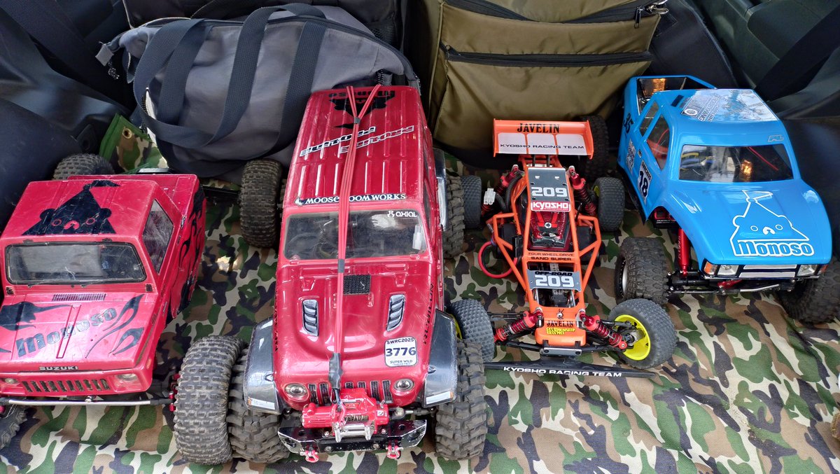 RYOTA2138's tweet image. さてさて今日は天気良いから
#SWRC @wildoffroadRC  に
出撃じゃよ〜♪