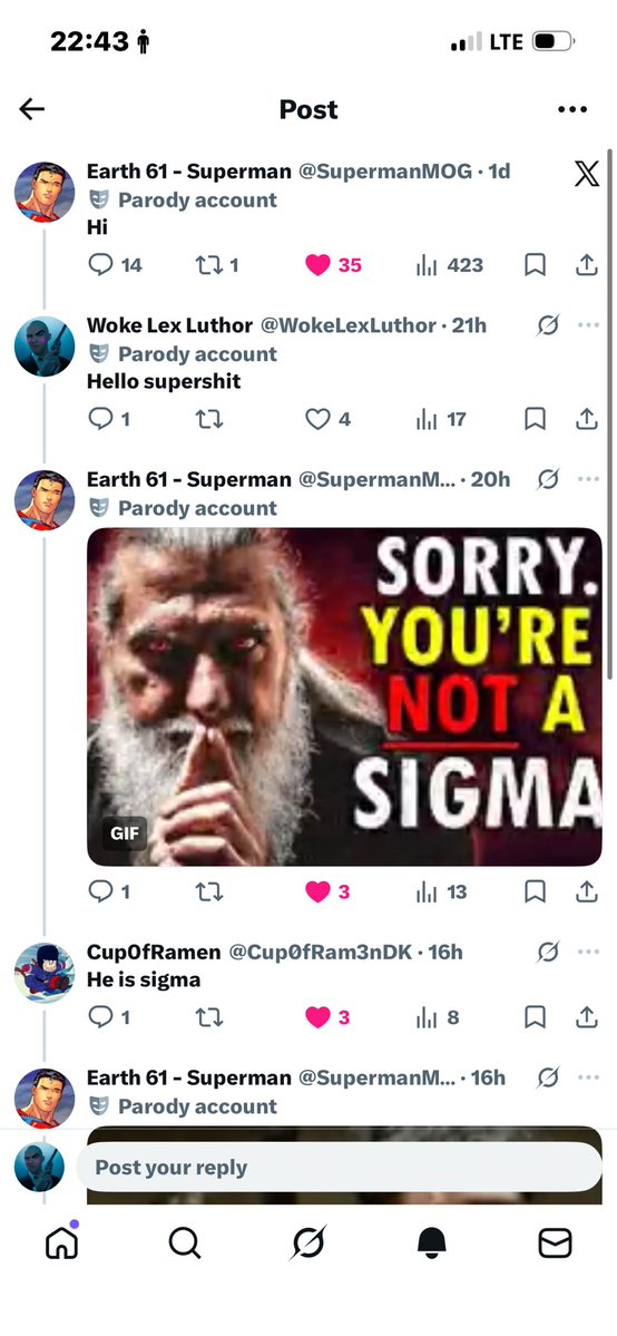 Woke Lex Luthor tweet media