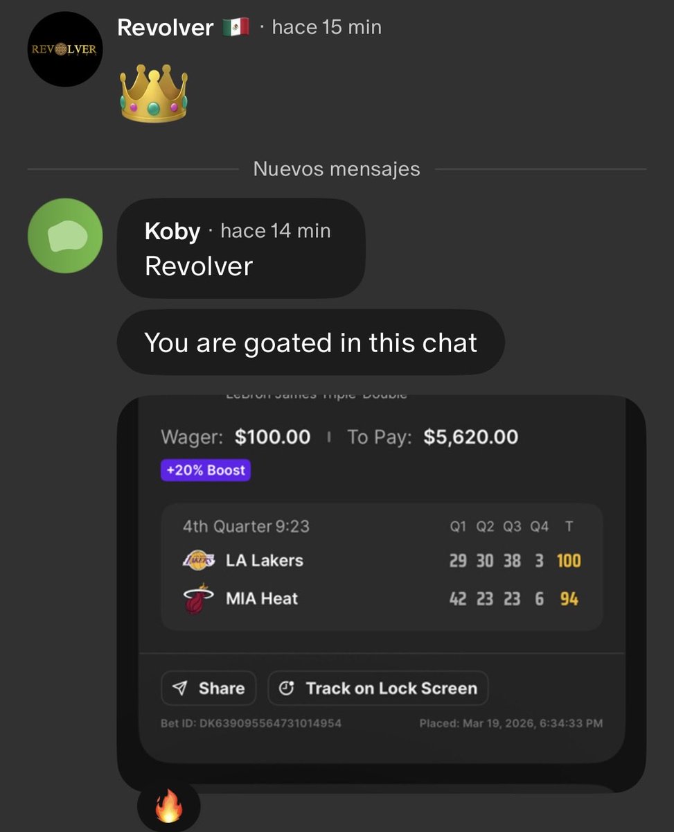 REVOLVER (Apuestas) 👁️ tweet media