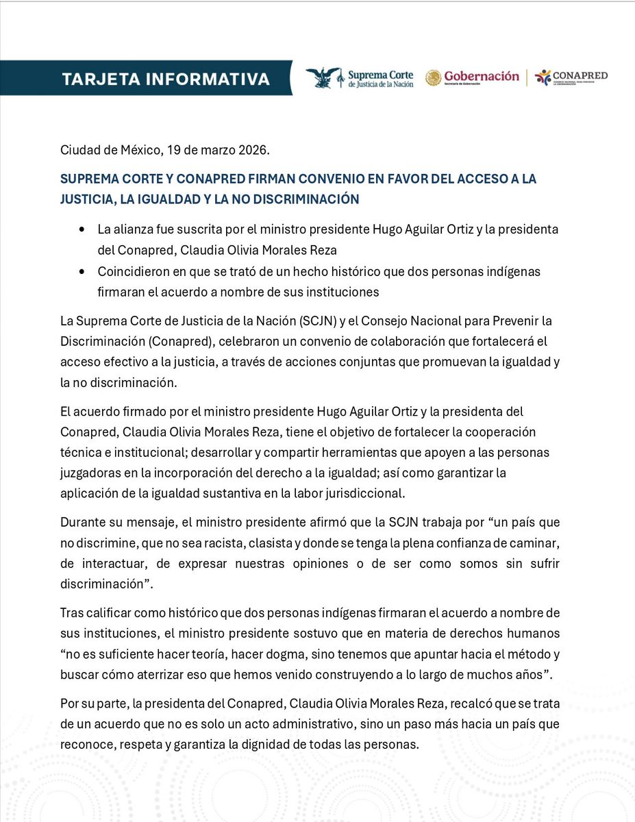 Suprema Corte tweet media