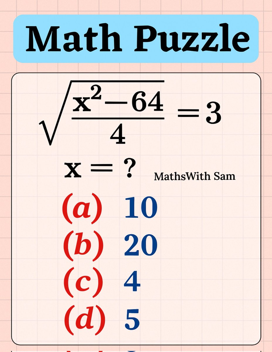 MathsWith Sam tweet media