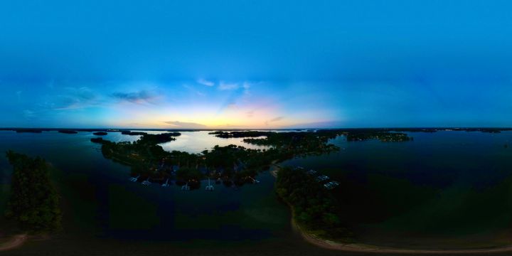 AmadisDist's tweet photo. Art of the Day! "Panoramic Sunset Lake Norman #1". Buy at: https://t.co/FazbGhDxPa https://t.co/ezYT3QeJQQ