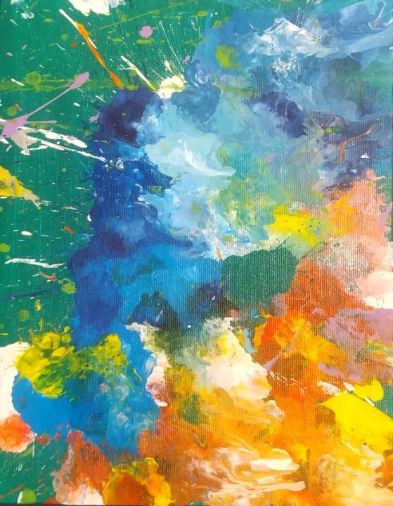 Art of the Day! "Face in the Clouds". Buy at: ArtPal.com/baldridgetearr…