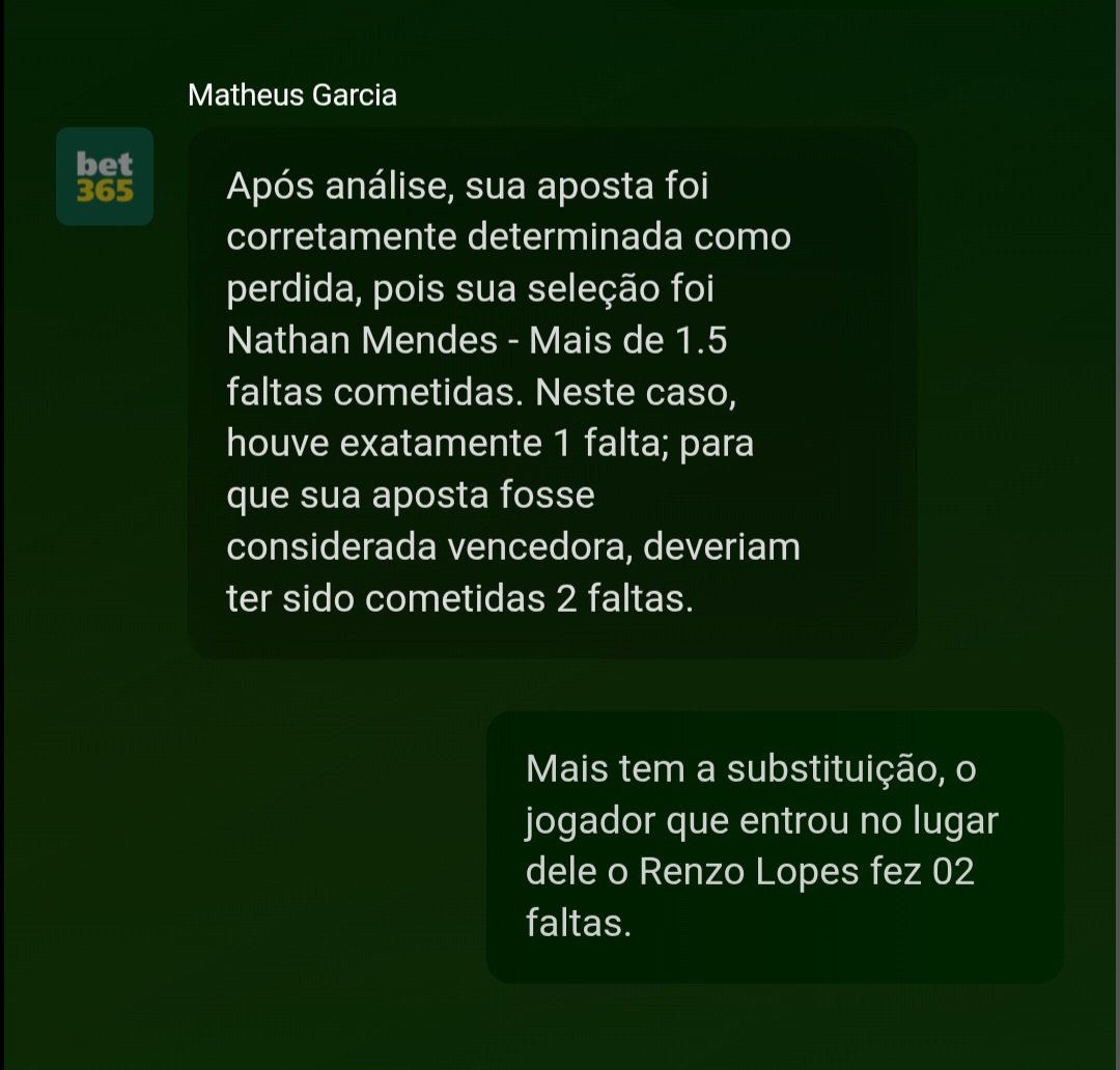 Allanaps12's tweet photo. @diegombs_ @md__tips @bet365BR Me responderam que esse jogo não tinha regra de substituição.  Mais na própria aposta tem  substituição. https://t.co/VGFYa3wEj5
