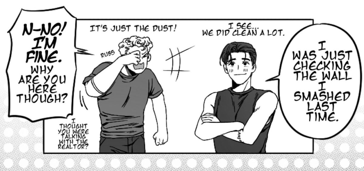 jeffstutter's tweet photo. So throwback to that wall Eddie busted which he and Buck fixed uwu 

Now I really wanna check back on my written drafts and see if we're gonna find more parallels 👀 https://t.co/jlW0OchGKD