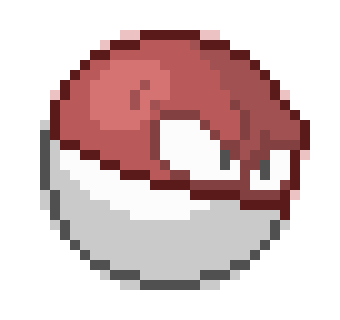 Touzirou_P's tweet photo. 一番書くのが簡単なポケモンかもしれない #ドット絵 #pixelart #練習 #ビリリダマ #Voltorb https://t.co/FgPwMso2Xc