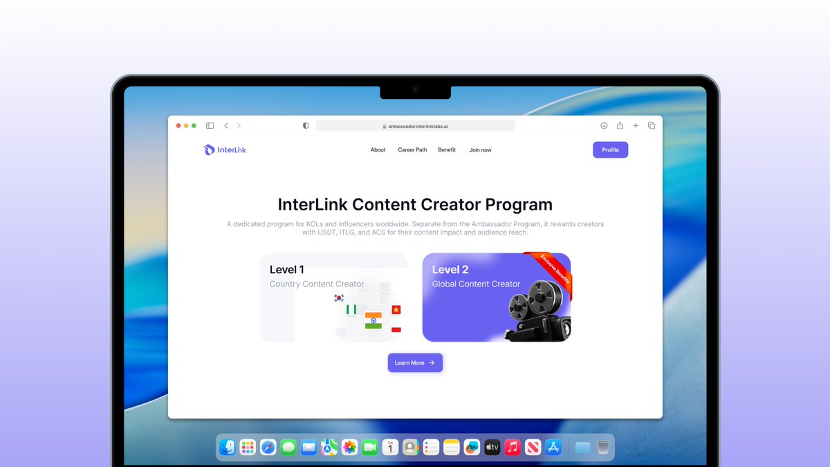 InterLink Content Creator Program✨

Many of you may have already seen the latest updates from <a href="/inter_link/">InterLink Labs 👤 + 🌐</a>, including Version 4.0.5, the upcoming 5.0, InterLink Testnet, InterLink Private Mainnet, and the Transaction-Backed Digital Assets Protocol. This is only the beginning of a